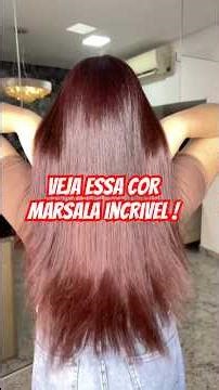 Marsala incrível ! #compartilhe #hair #marsala #colorimetría