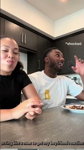 Eat my boyfriends food and see his reaction #foryou #funny #youtube #prank