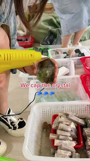 We cap the crystal 🧢🧢🧢#crystalbottles #crystal #crystalshop #crystals #foryou