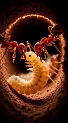 How Is an Ant Born? 🐜| The Ant Life Cycle#animalfacts #microanimals