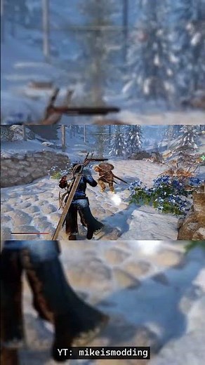 Modded 3rd Person Movement and Unarmed Combat (Skyrim)