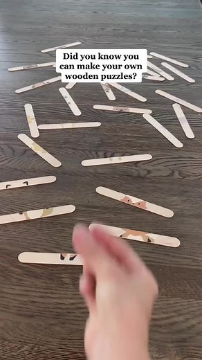 Making wooden puzzles can be easy! Draw your own images or grab our free printable 🙌 And if you are new here…Hi, I’m Michelle and this is my voice! I love to share fun things that kids can do and tips for parents for making life with kids a bit easier. #lifewithkids #kidsactivities #playideas #activitiesforkids #freeprintable | 7 Days of Play