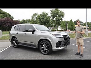 2023 Lexus LX600 Luxury: POV Start Up, Test Drive, Walkaround, and Review