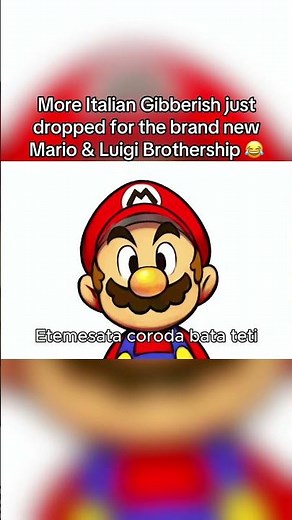 Mario & Luigi's Italian Gibberish in Brothership 😂