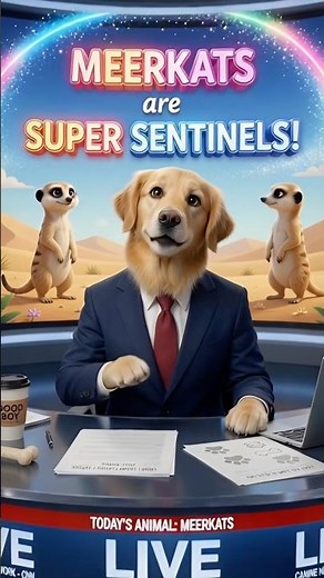 Meerkat Facts for Kids! 🐾 Tiny Desert Guards & Big Happy Families? 😱 | Buddy Episode 16