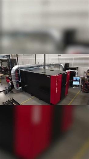 How the The Linc‑Cut™ Fiber Laser System Shuttle Table Keeps Your Laser Cutting Nonstop #shorts