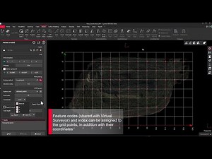 Leica Cyclone 3DR 2025.1 - Points on Grid with COGO Points