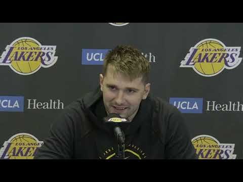 Luka Doncic PostGame Interview | Miami Heat vs Los Angeles Lakers