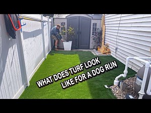 Artificial TURF for dogs installation - The Best synthetic GRASS for your backyard