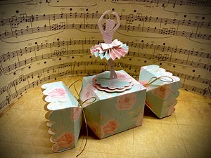 Ballerina Favor Box SVG: DIY Candy Box Papercraft (digital Download) - Etsy Canada