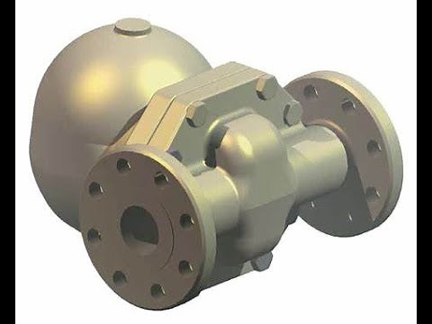 Steam Trap Ball Float Type How it works in industry and its animation
