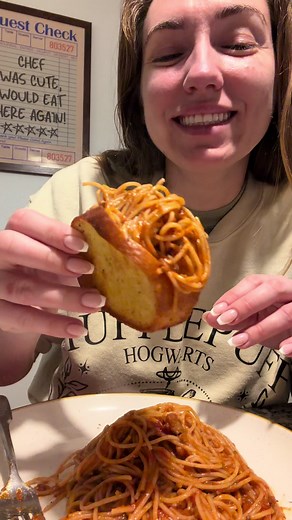Texas Toast Spaghetti Tacos Recipe
