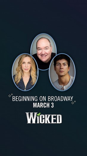 Oh, what a celebration we’ll have today! Join us in welcoming Ellen Harvey as Madame Morrible, Blake Hammond as The Wizard, and Carl Man as Fiyero starting March 3 on Broadway! Visit our link in bio for tickets to #WICKED!
