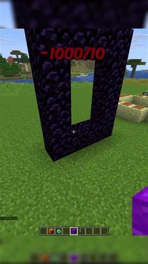 Minecraft Players Building WRONG Portals #minecraft #shorts