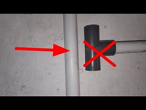 plumbers secret trick❗how to connect pvc pipe without elbow T connector