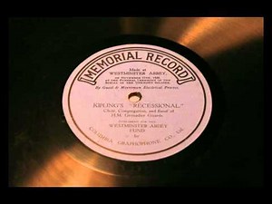 Burial of the Unknown Soldier 11 Nov 1920 Kipling's Recessional