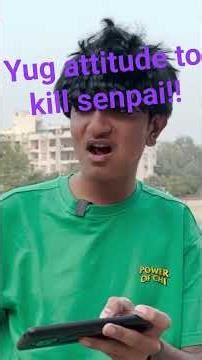 #minecraft Yug attitude to kill senpai #short