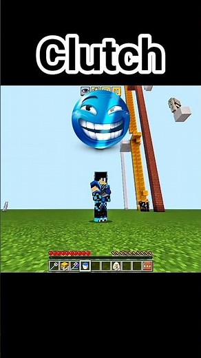 Minecraft Mace Clutch ☠️ ।। #minecraft #clutch #shorts