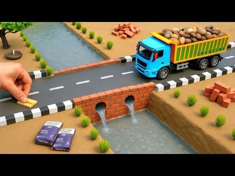 DIY Mini Truck Bridge Making | Most Creative Bridge Construction Science Project