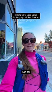 Hiking up to Barr Camp📍Manitou Springs, CO Have you hiked to Barr Camp before!? Barr Camp is halfway up Barr Trail to Pikes Peak and is open 365 days a year from 7AM to 7 PM! It is located at 10,200 feet elevation There are toilets here and you can even reserve a night to stay and add on a spaghetti dinner or pancake breakfast. I did a day hike to test out my new @hoka trail shoes with Addie and had to stop to buy a snack! Hiking gear linked in bio 🔗 #colorado #coloradohikes #barrcamp #pikespe