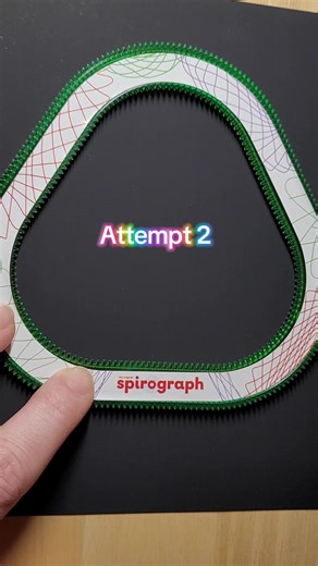 Loving the new scratch paper! #Spirograph #Scratch #Relax #Asmr #Rainbow