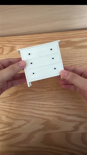 I Made a Tiny IKEA Dresser (1:12 Scale) 😍 #MiniatureDIY #DollhouseMiniature #MiniFurniture #miniature #diy