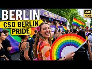 CSD Berlin Pride Parade 2026: 4K HDR Walk – Street Party Finale (Part 3)