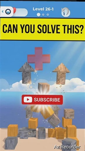 Title: Can You Beat This? 🏗️ | Ultimate Block Stack Challenge ! #puzzlegame #gamingshorts #gaming
