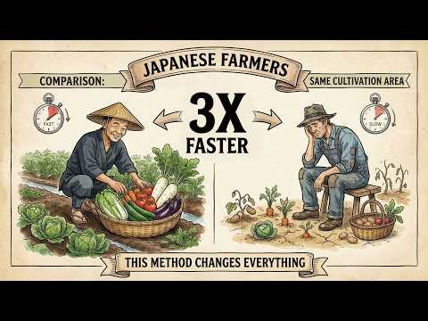 Why Japanese Farmers Harvest Vegetables 3× Faster — The Secret Revealed