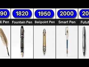 Evolution of Pen | 3,000 Years of Writing History