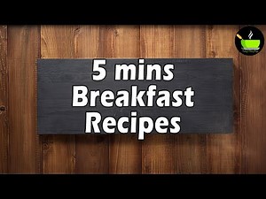 5 Minute Indian Breakfast Recipes| Homemade Instant Breakfast Mixes | Quick & Easy Breakfast Recipes