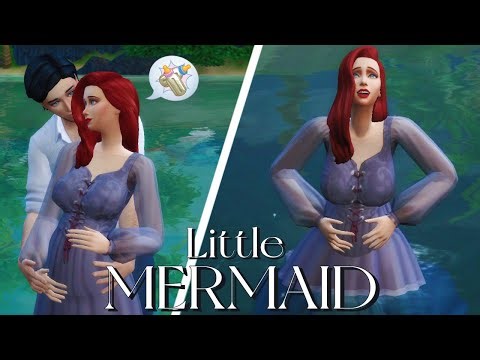 Little Mermaid's lOVE STORY | URSULA the homewrecker | Real water BIRTH | Episode 2 | The Sims 4