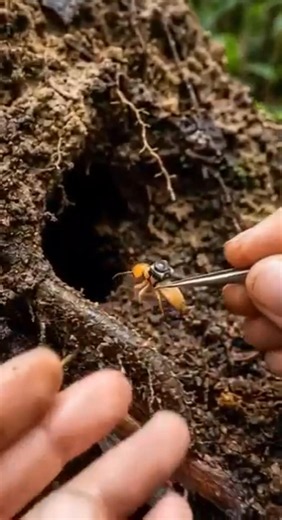 Terrifyingly Realistic POV: Inside a Termite Mound 🐜 #NaturePOV #Macro