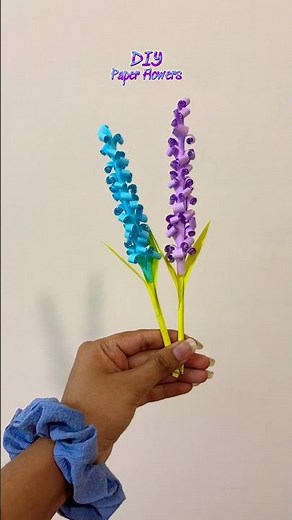 DIY Paper Flowers 💜 | Easy & Aesthetic Craft! ✂️ #diy #craft