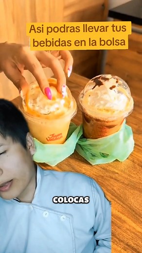 3K views · 14 reactions | Forma de llevar tus bebidas en la bolsa #alimentos #Cocina #reelsfypシ #viralvideo #satisfying | hacking tips | Facebook