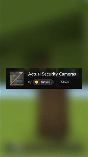 Security Cameras/CCTV Add-on (Actual Security Cameras) - MCBE/MCPE 1.26+