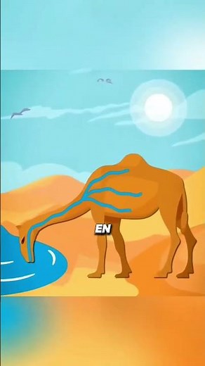 🐪 Ce que personne ne sait sur la bosse du chameau #animauxmignons #animaux #animalintelligence