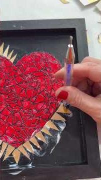 When you actually want a broken heart for Valentine's Day💔✂️ | Plaid Crafts x GelliArts