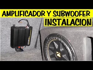 Instalacion de amplificador y subwoofer (sencillo y detallado)