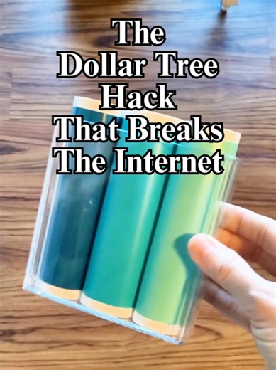 This Dollar Tree Cricut vinyl organization hack deserves to be shared! A clear Dollar Tree drawer organizer fits Cricut Joy vinyl rolls perfectly 🤯 Just remove the drawer (and use that part to organize your drawers). Now all my vinyl is organized and easy to grab. Sometimes the best craft room hacks come from the dollar store. See more Dollar Tree Container Organizing hacks: https://simplemadepretty.com/dollar-tree-craft-room-organization-containers/ #dollartreediy #dollartreehacks #cricutideas