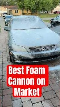 Trying out the Best foam cannon on the market #mjjccarcare #MJJCvideo