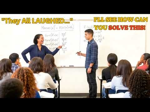 Teacher Laughed at Black Student to Solve Advanced Math "as a Joke" — Went Silent at the Board