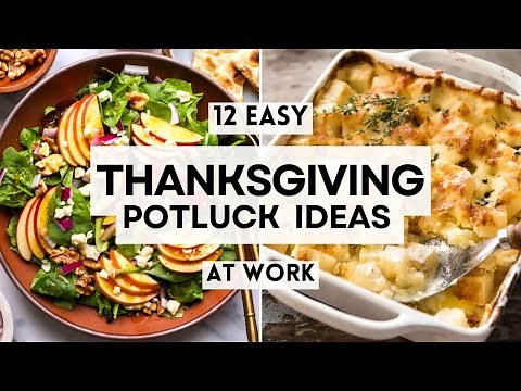 12 Easy Potluck Ideas for Thanksgiving at Work #PotluckIdeas #sharpaspirant