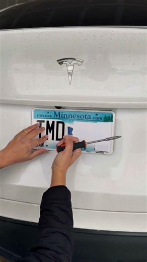 Tesla Model Y License Plate Install in few minutes!