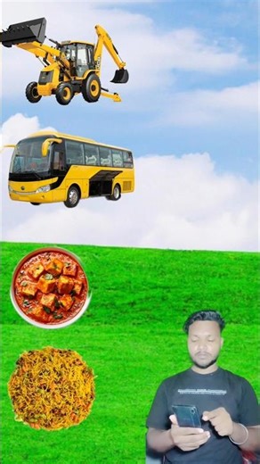 JCB Bus biskut #shortvideo #vfx Sandeep tech