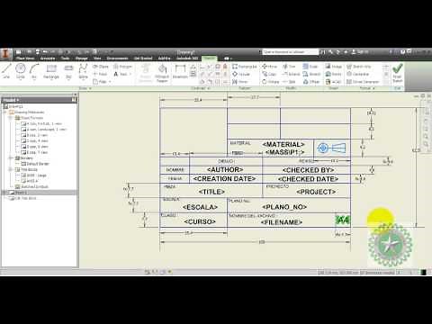 AUTODESK INVENTOR - PERSONALIZACION DE FORMATO, ROTULO
