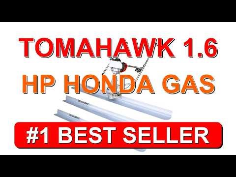 Tomahawk 1.6 HP Honda Gas Vibrating Concrete Power Screed Motor with 14ft - B08P51GQ8G