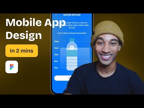 Figma Timelapse: Designing a Gamified Water Tracking App