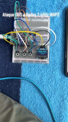 Wifi Jammer with ESP8266 #esp32 #esp8266 #cyberattack #wifi #foryou