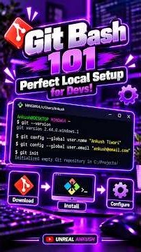 💻 Git Bash 101: Perfect Local Setup for Devs!